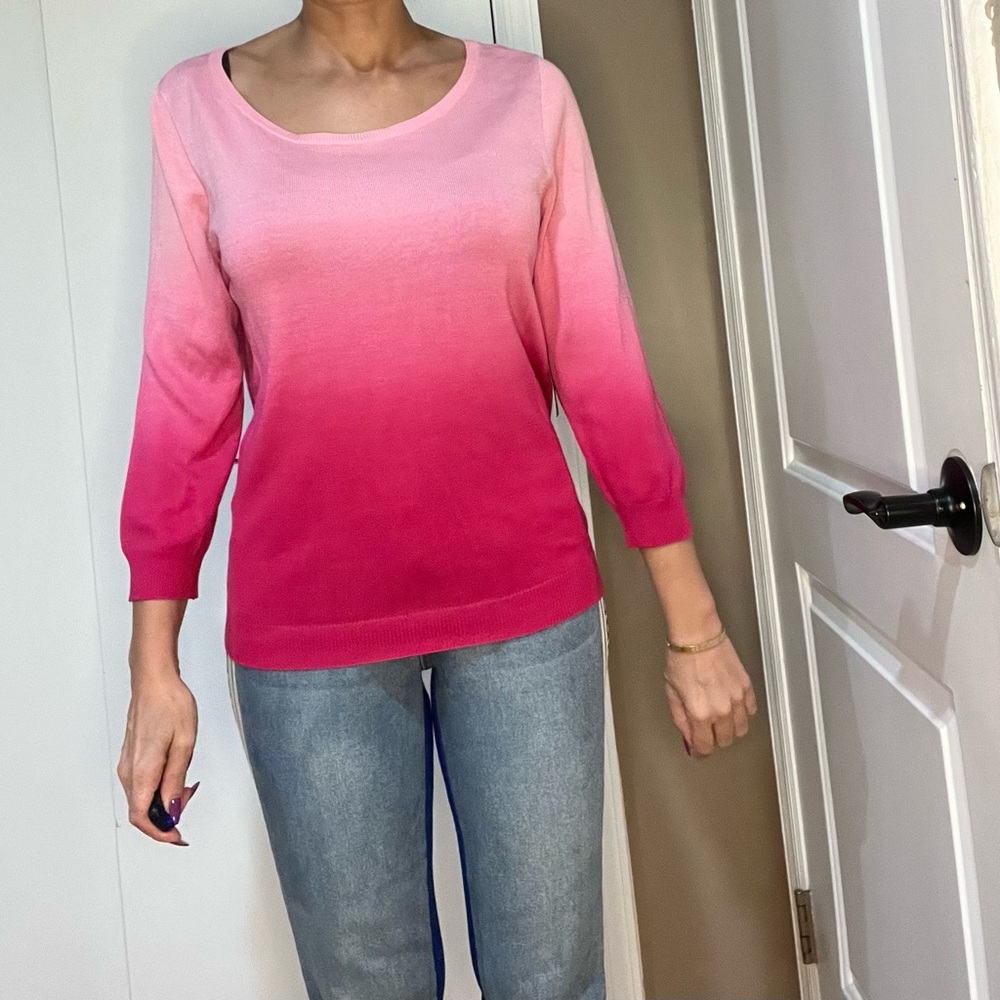 Ralph Lauren Pink Gradient Women's Sweater